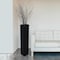 Uniquewise Tall Rectangular Wooden Modern Floor Vase, Black 40 Inch QI004183.L - alternate 5